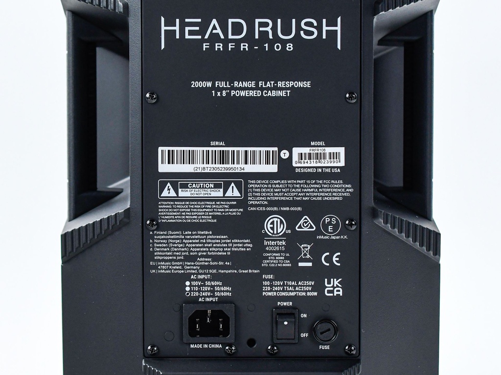 Headrush FRFR108 Active Monitor | The Fellowship of Acoustics Headrush FRFR108 Active Monitor | The Fellowship of Acoustics